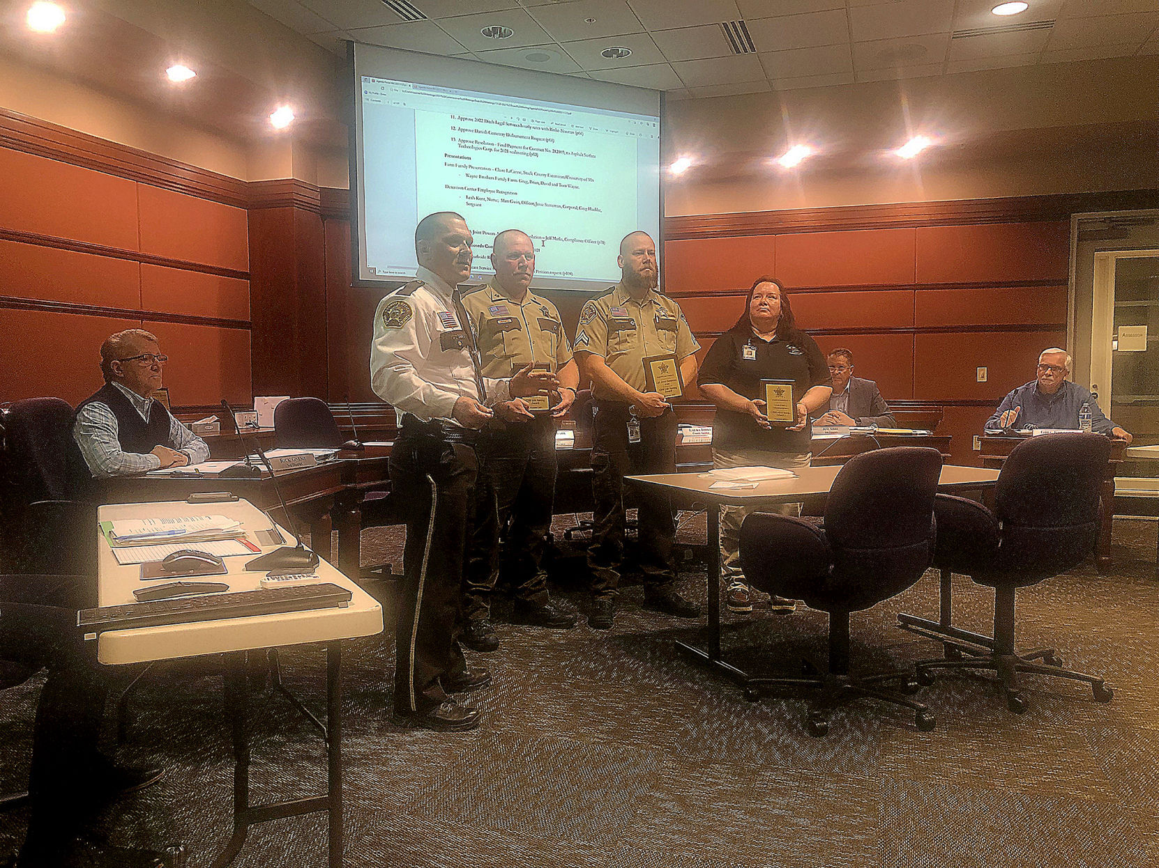 Detention Center staff receives lifesaving award
